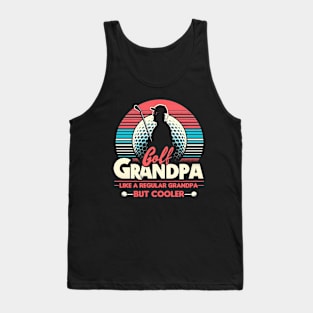 Golf Grandpa Men Women Funny Golfing Tank Top